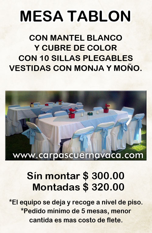 Verde Barricada ojo Renta de mesas y sillas en Cuernavaca y Jiutepec, Mor. Whatsapp  017771428950 y 01777 2932147